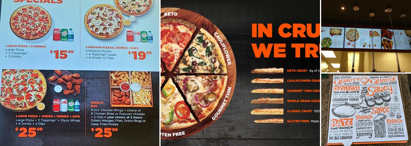 Pizza Pizza Menu