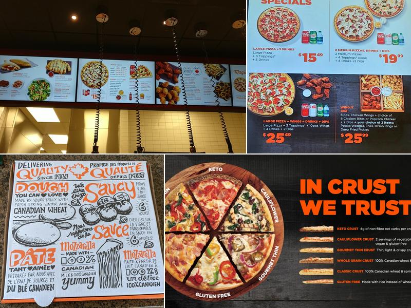 Pizza Pizza Menu