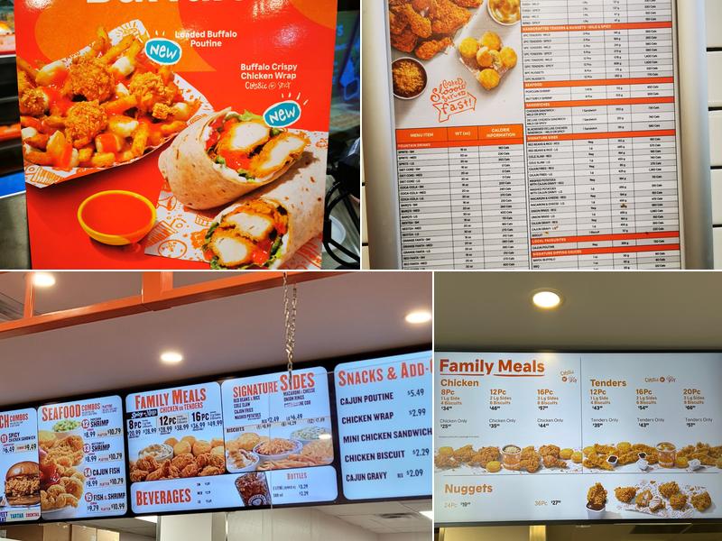 Popeyes Louisiana Kitchen Menu