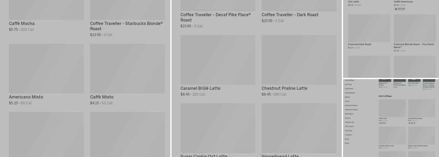 Starbucks Menu