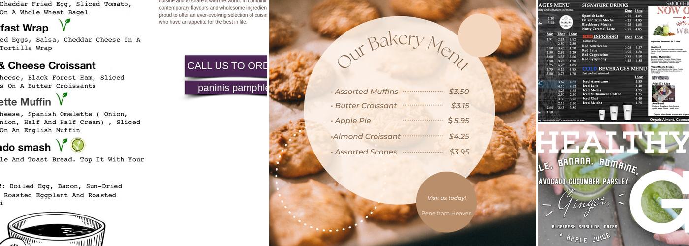 Pane from Heaven Coffee Cafe in Kitchen Kitsilano Menu