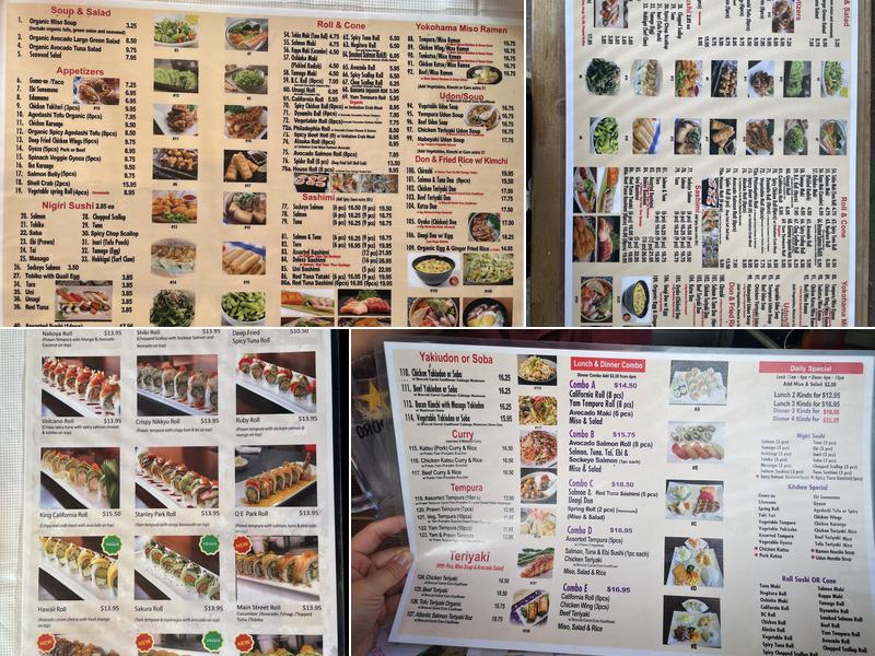 Nikkyu Japanese Restaurant Menu