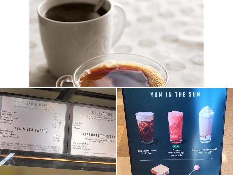 Starbucks Menu