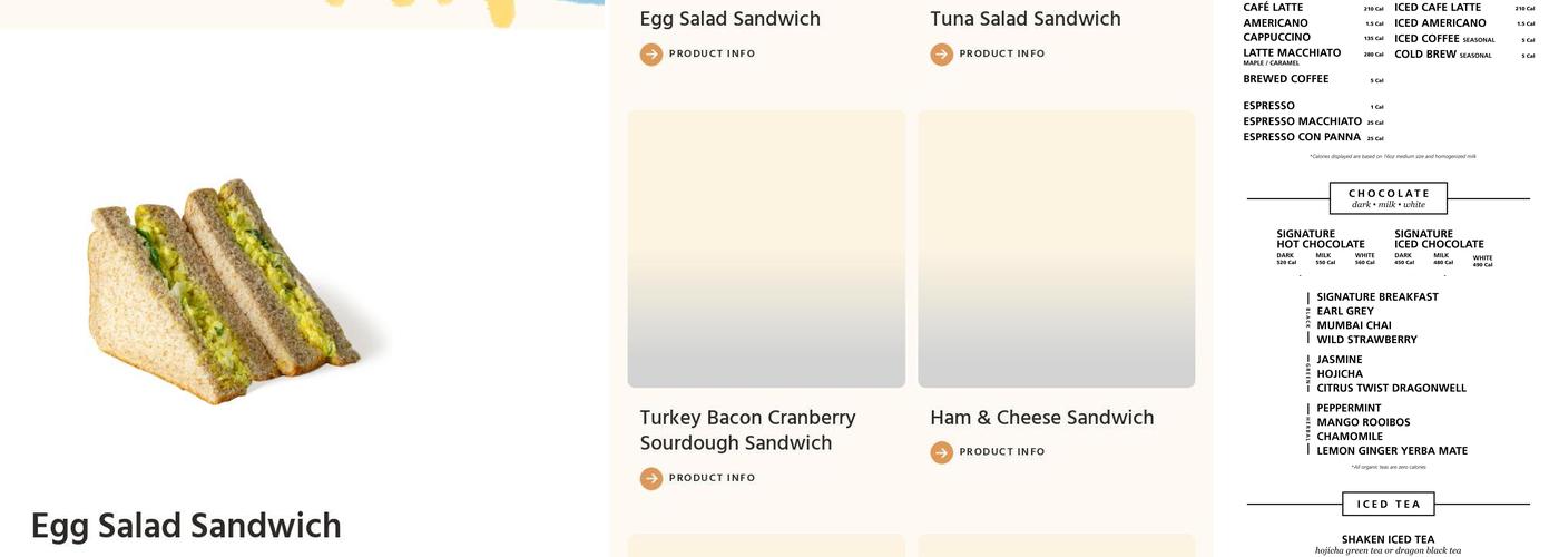 Blenz Coffee Menu