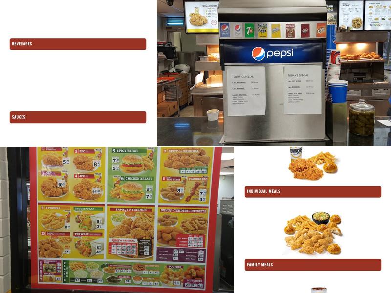 Church's Texas Chicken Menu