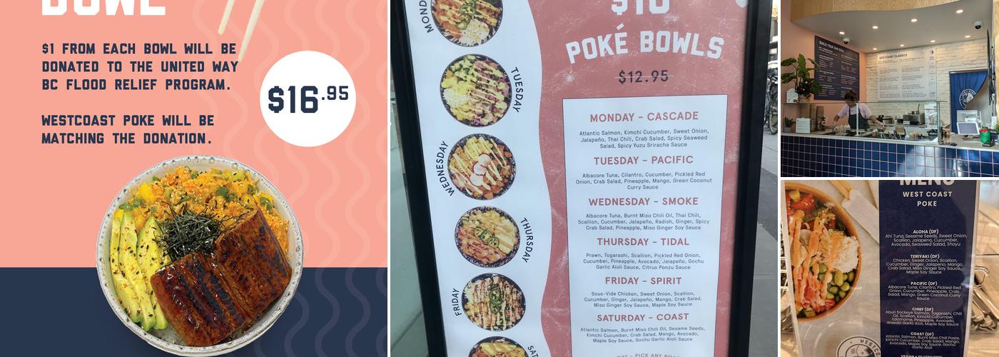 Westcoast Poké Menu
