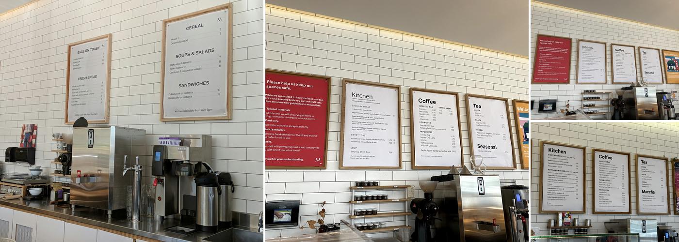 Matchstick Riley Park Menu