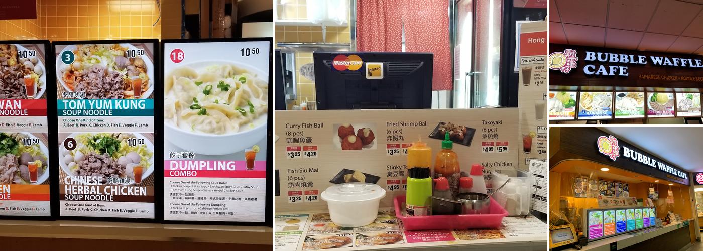 Bubble Waffle Cafe Menu