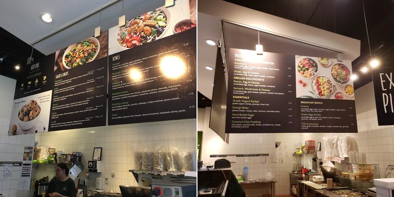 Freshii Menu