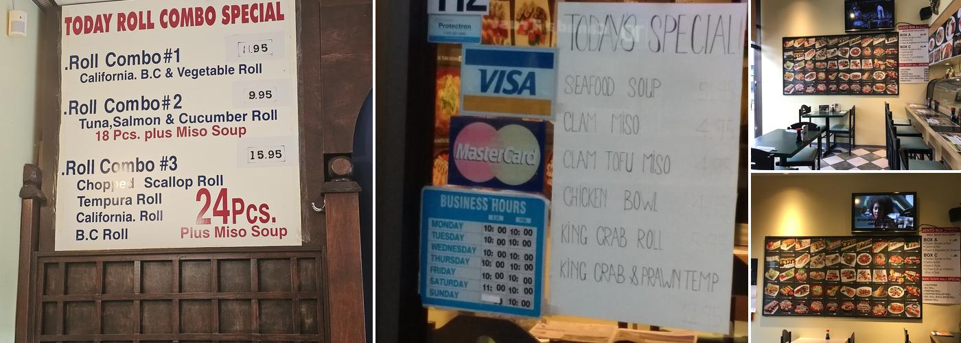 Kisokoma Japanese Restaurant Menu