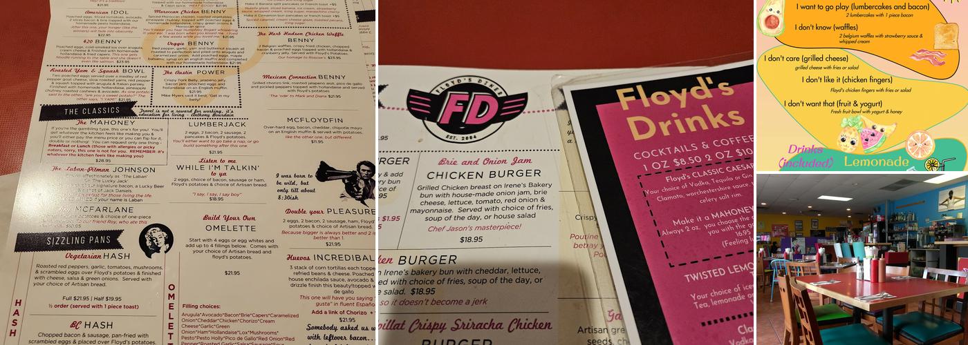 Floyd's Diner Menu
