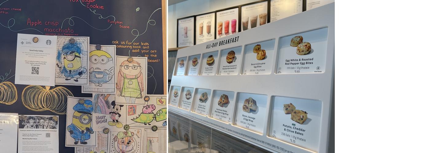 Starbucks Coffee Company Menu