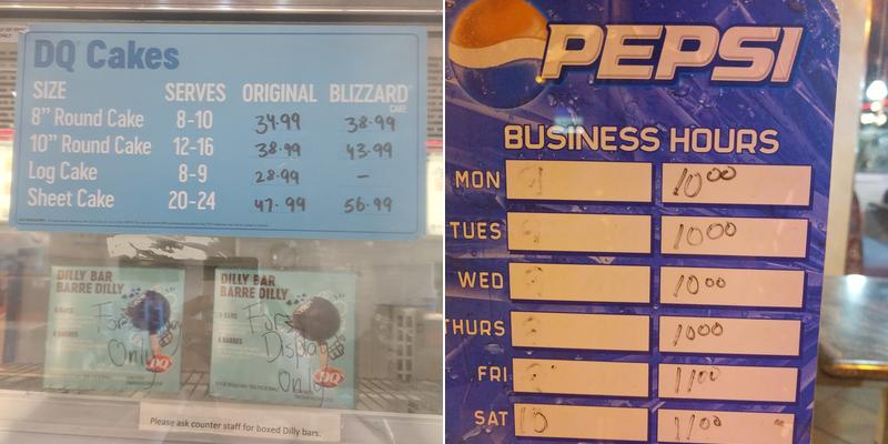 Dairy Queen Grill & Chill Menu