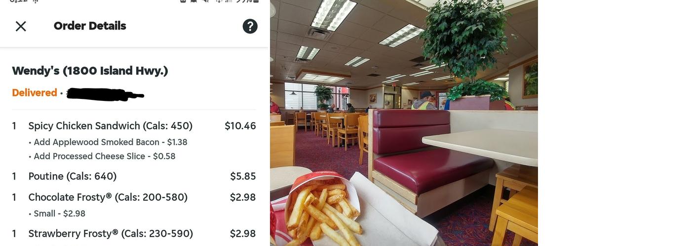 Wendy's Menu