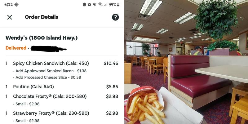 Wendy's Menu