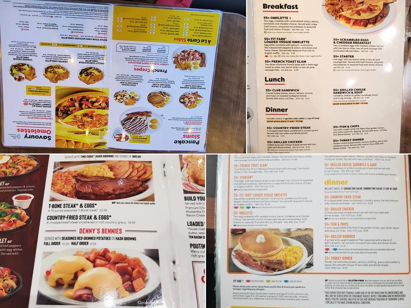 Denny's Menu
