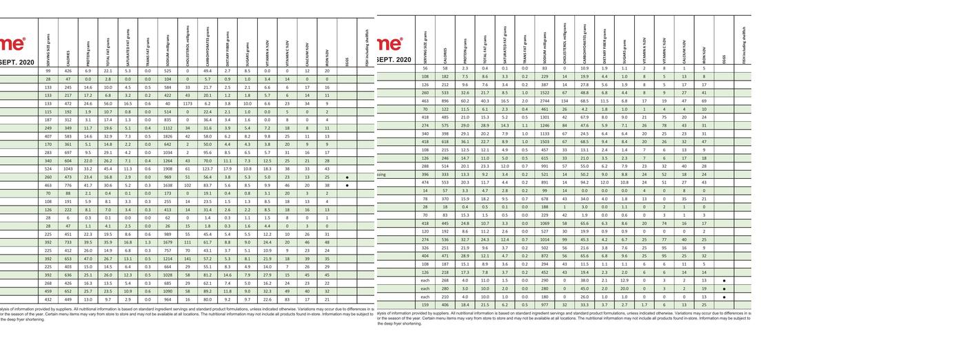 TacoTime Hillside Center Menu