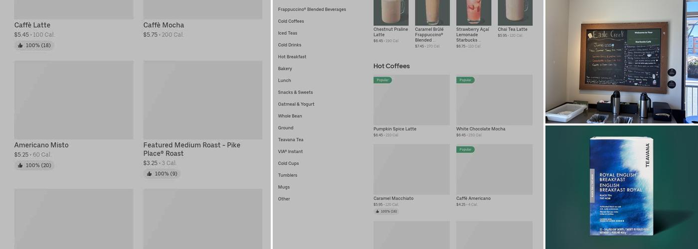 Starbucks Menu