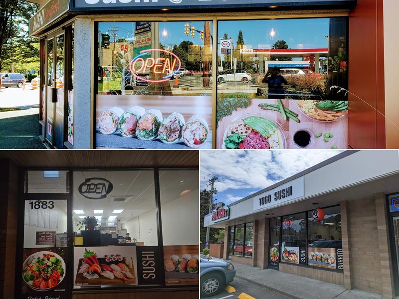 TOGO Sushi 1883 Fort St, Victoria