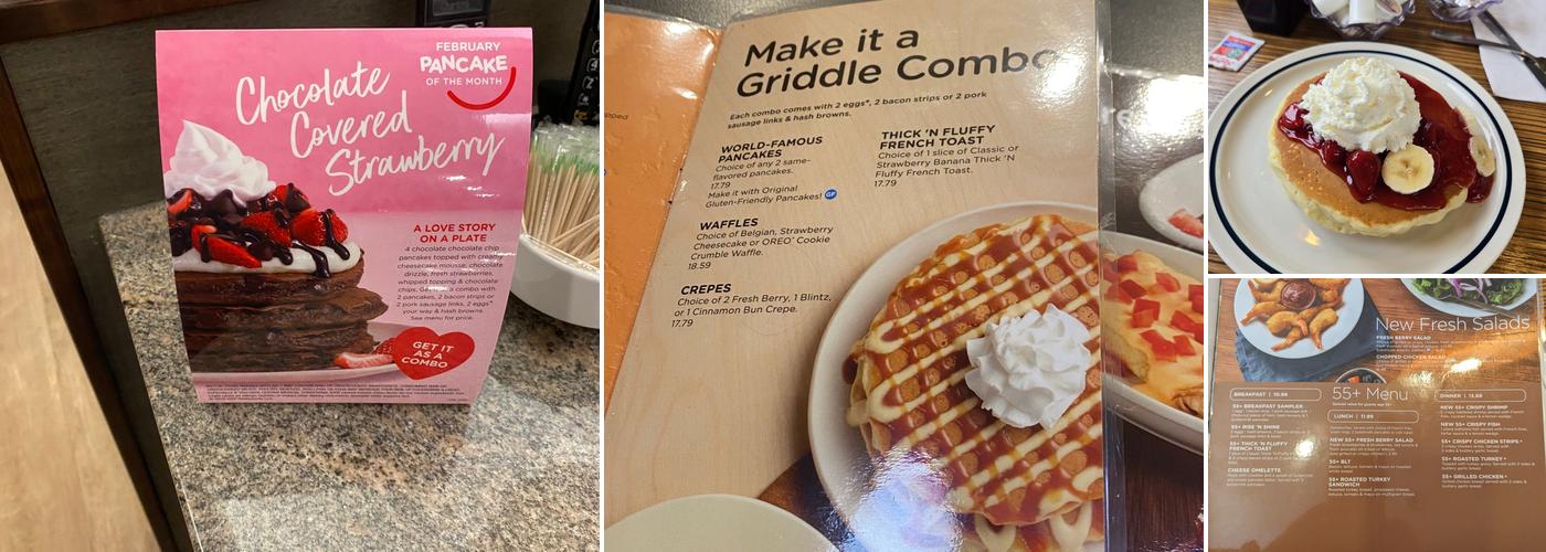 IHOP Menu