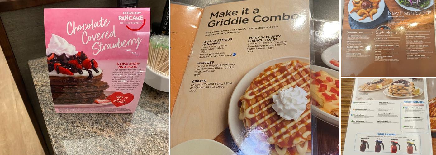 IHOP Menu