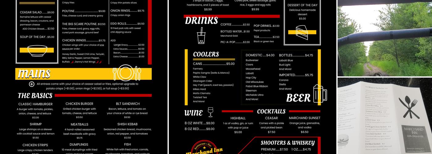Marchand Inn Menu