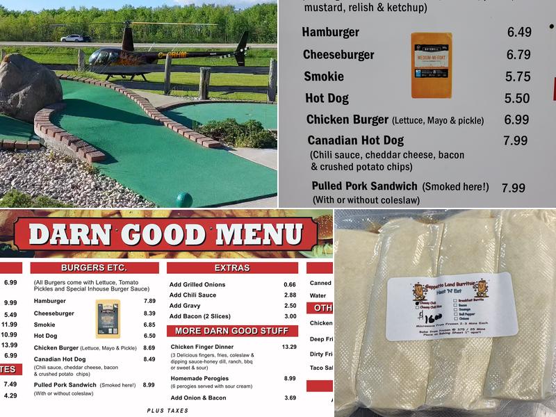 Geppetto’s Mini Golf, Snack Shack & Bakery Menu