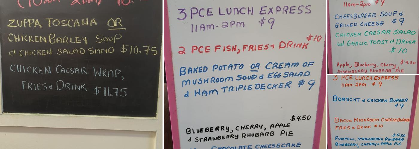 Chicken Chef Menu