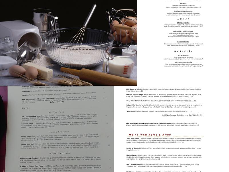 Gulliver's World Cafe Menu