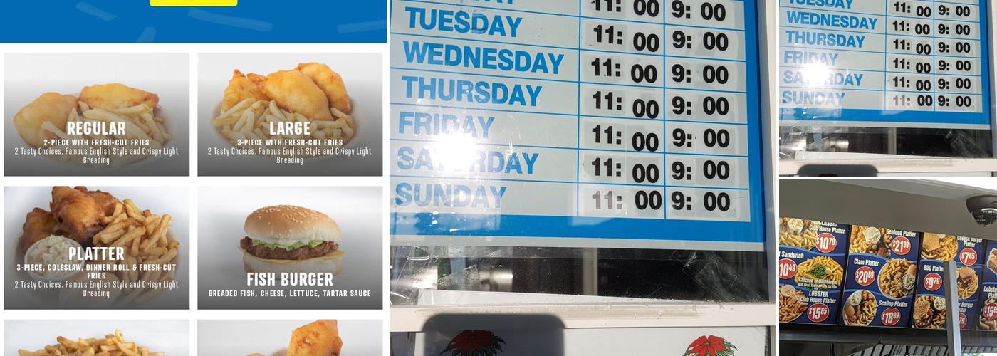 Deluxe Fish & Chips Menu