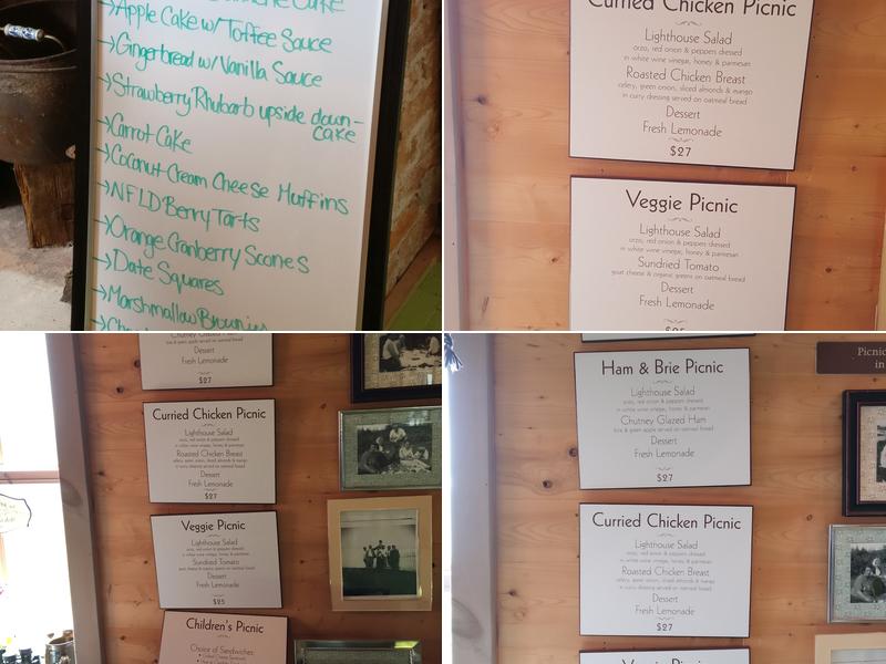 Lighthouse Picnics Menu