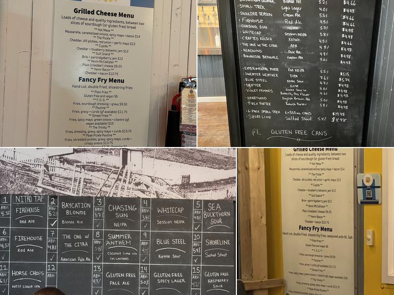 Port Rexton Brewery + Tap Room Menu