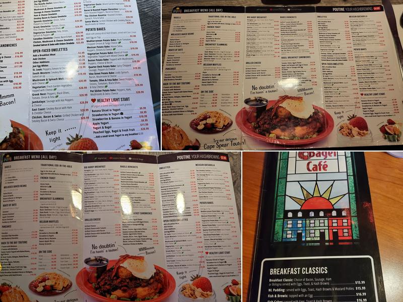 Bagel Cafe Menu