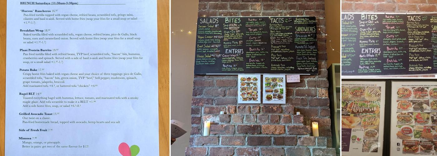 Poyo + the Sprout Restaurant Menu