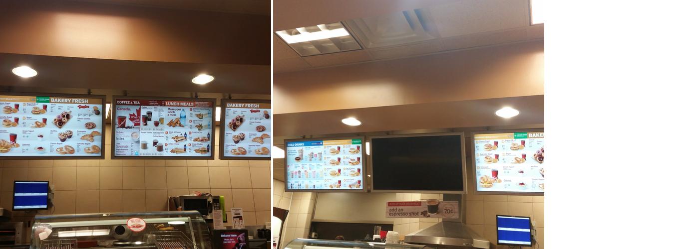 Tim Hortons Menu