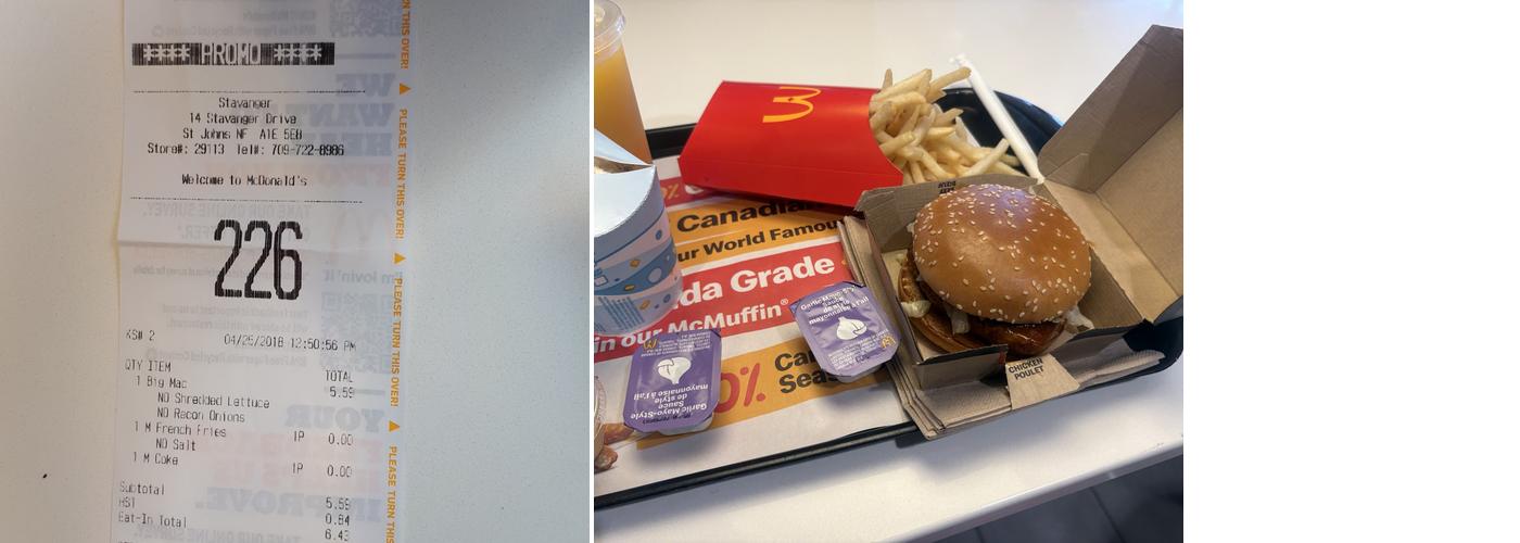 McDonald's Menu