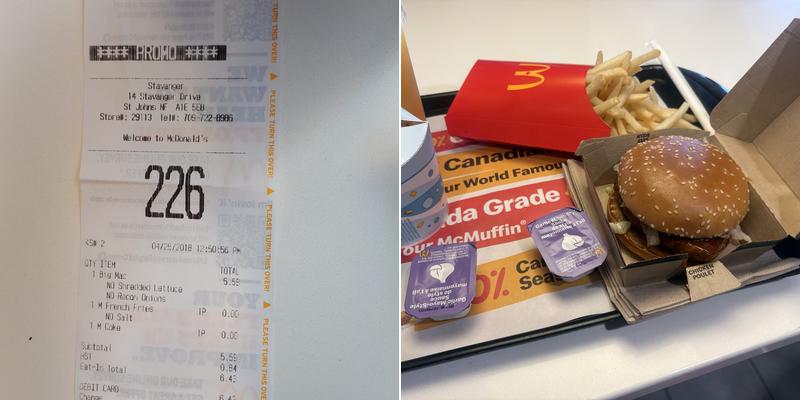 McDonald's Menu