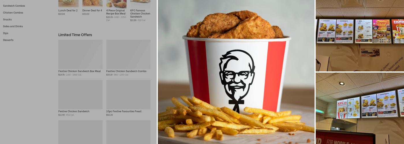 KFC Menu