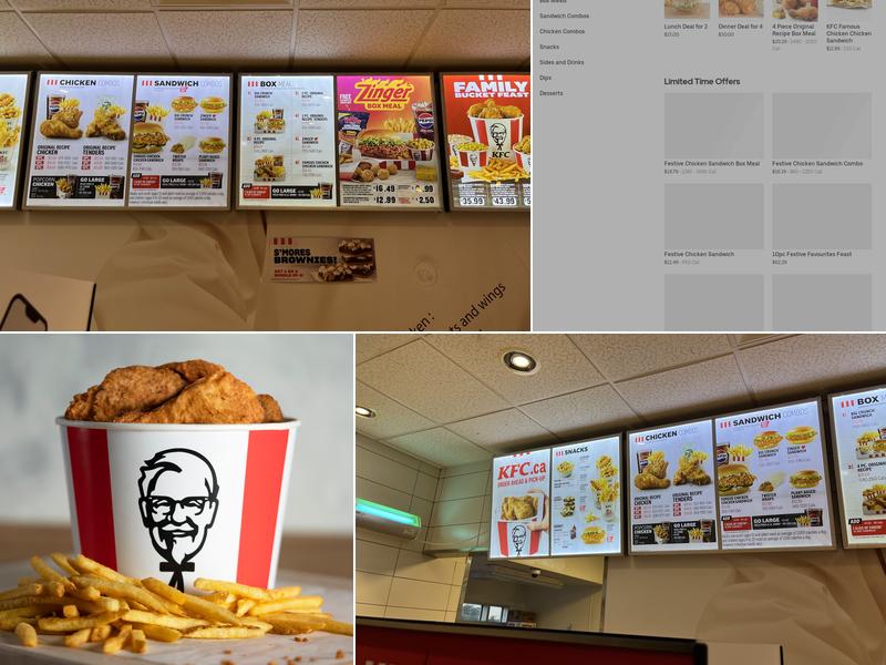 KFC Menu