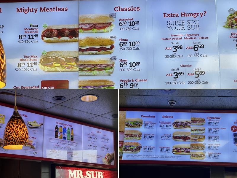 Mr.Sub Menu
