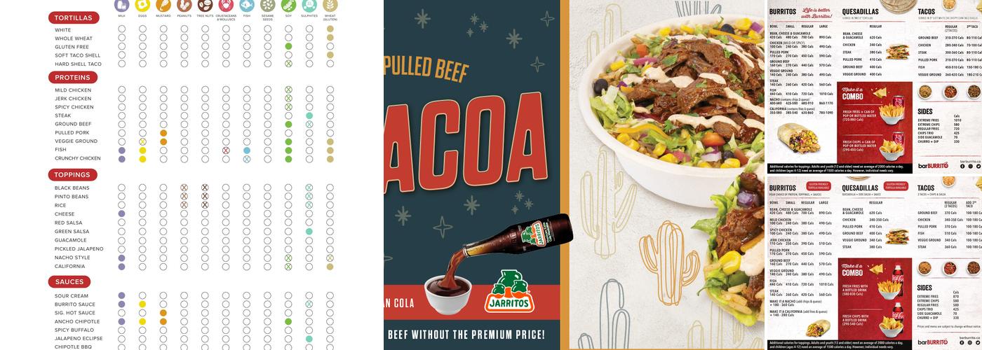 barBURRITO Menu