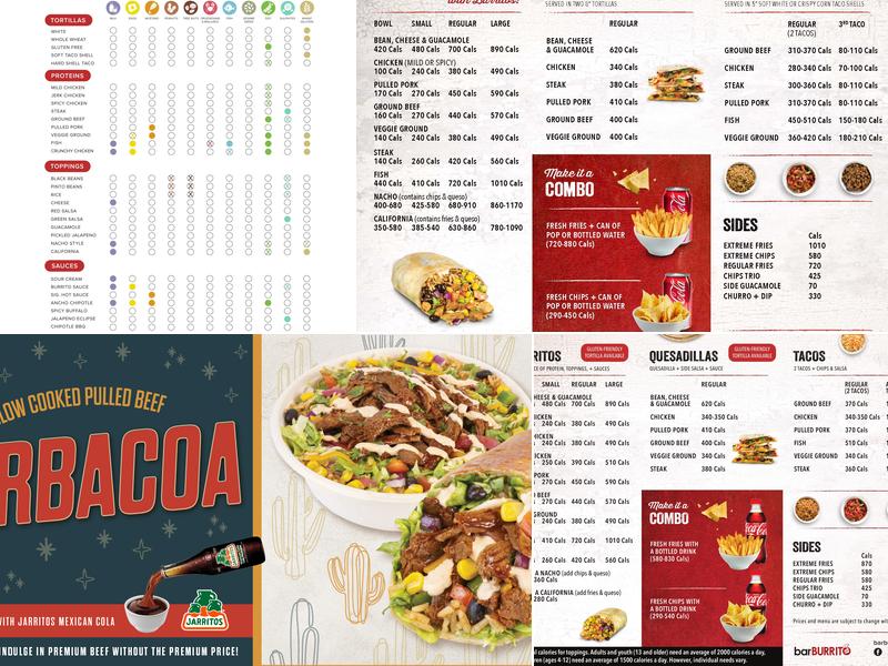 barBURRITO Menu