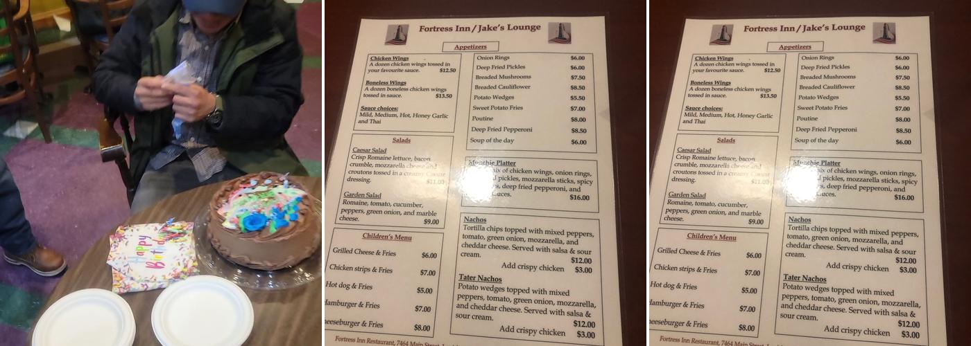 Jake's Restaurant & Lounge Menu