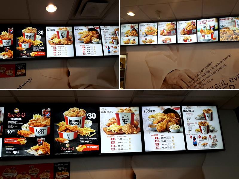 KFC Menu