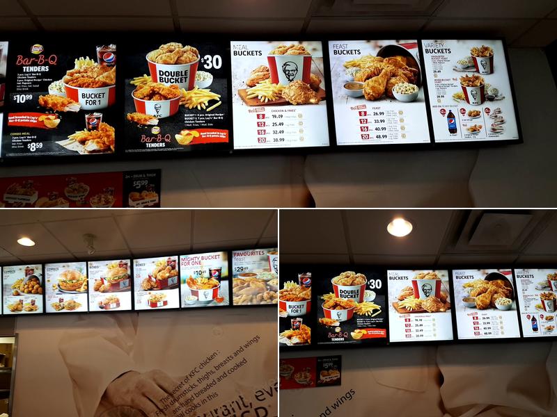 KFC Menu