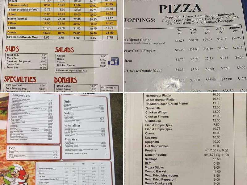 Acropole Pub & Grill Menu