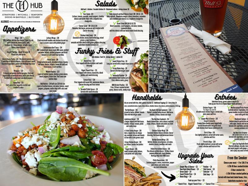 The Hub On The Docks Menu