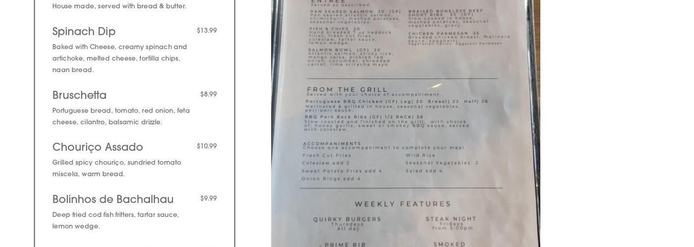 Grâz Menu