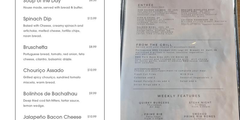 Grâz Menu
