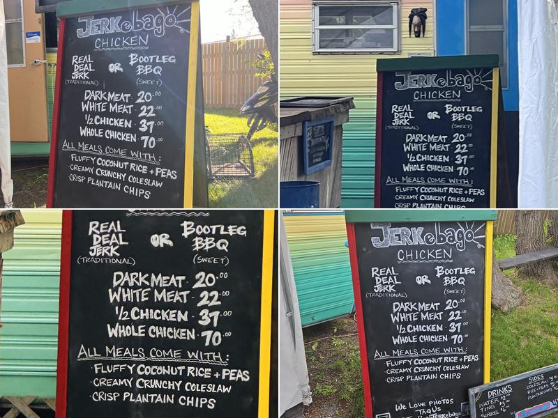 The Real JERKebago Menu